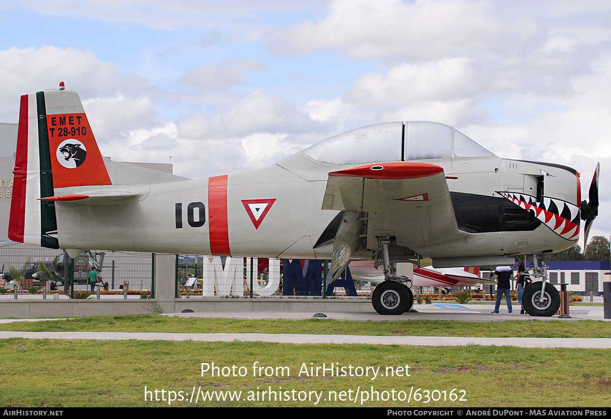 Aircraft Photo of T28-910 | North American T-28A Trojan | Mexico - Air Force | AirHistory.net #630162