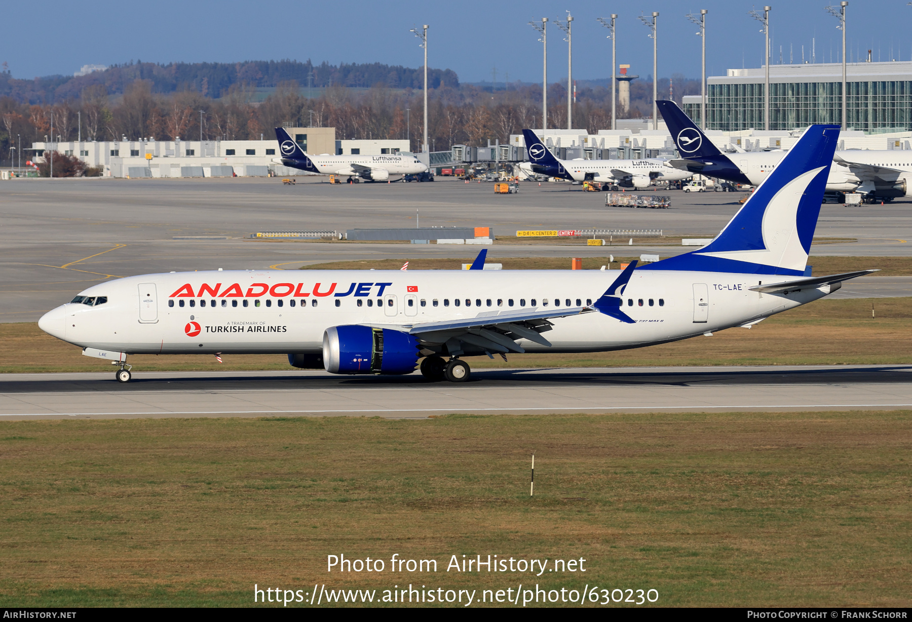 Aircraft Photo of TC-LAE | Boeing 737-8 Max 8 | AnadoluJet | AirHistory.net #630230