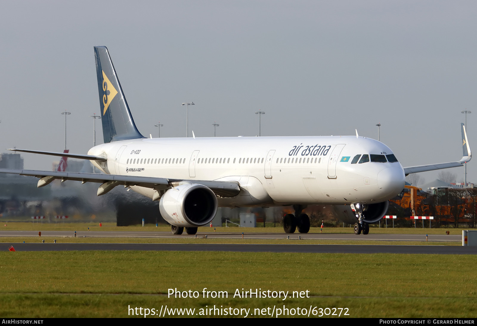 Aircraft Photo of EI-KDD | Airbus A321-271N | Air Astana | AirHistory.net #630272