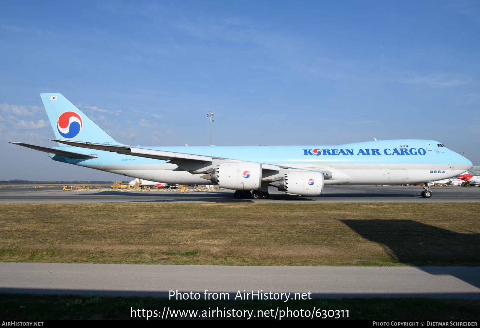 Aircraft Photo of HL7610 | Boeing 747-8HTF/SCD | Korean Air Cargo | AirHistory.net #630311