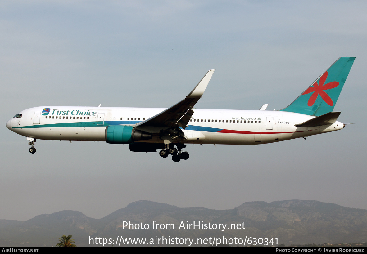 Aircraft Photo of G-OOBM | Boeing 767-324/ER | First Choice Airways | AirHistory.net #630341