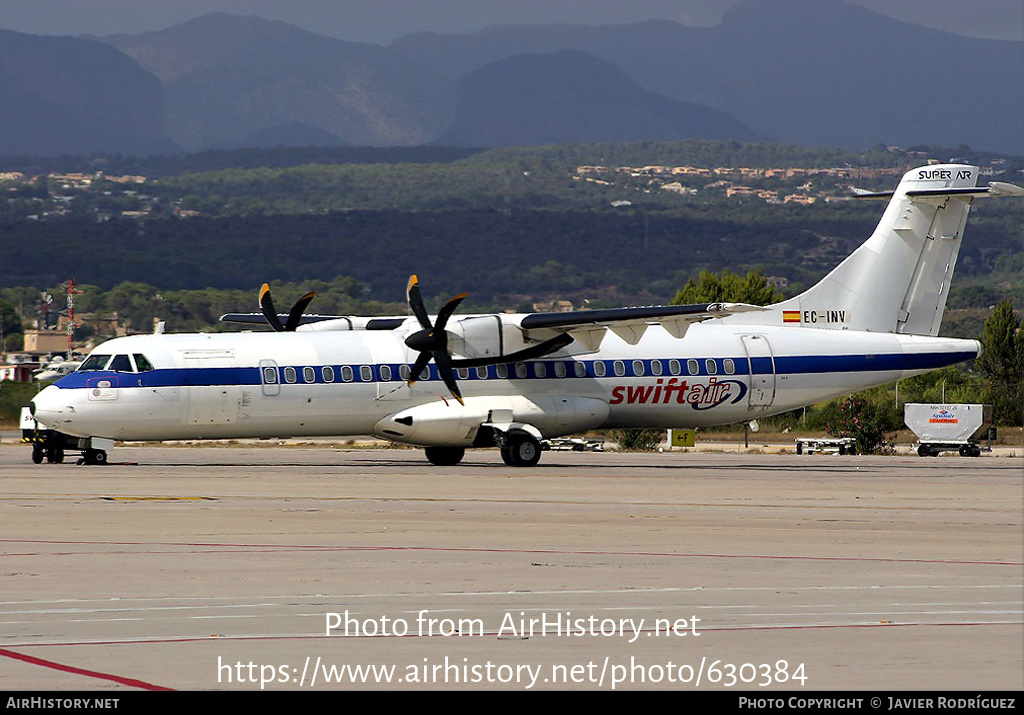 Aircraft Photo of EC-INV | ATR ATR-72-212 | Swiftair | AirHistory.net #630384