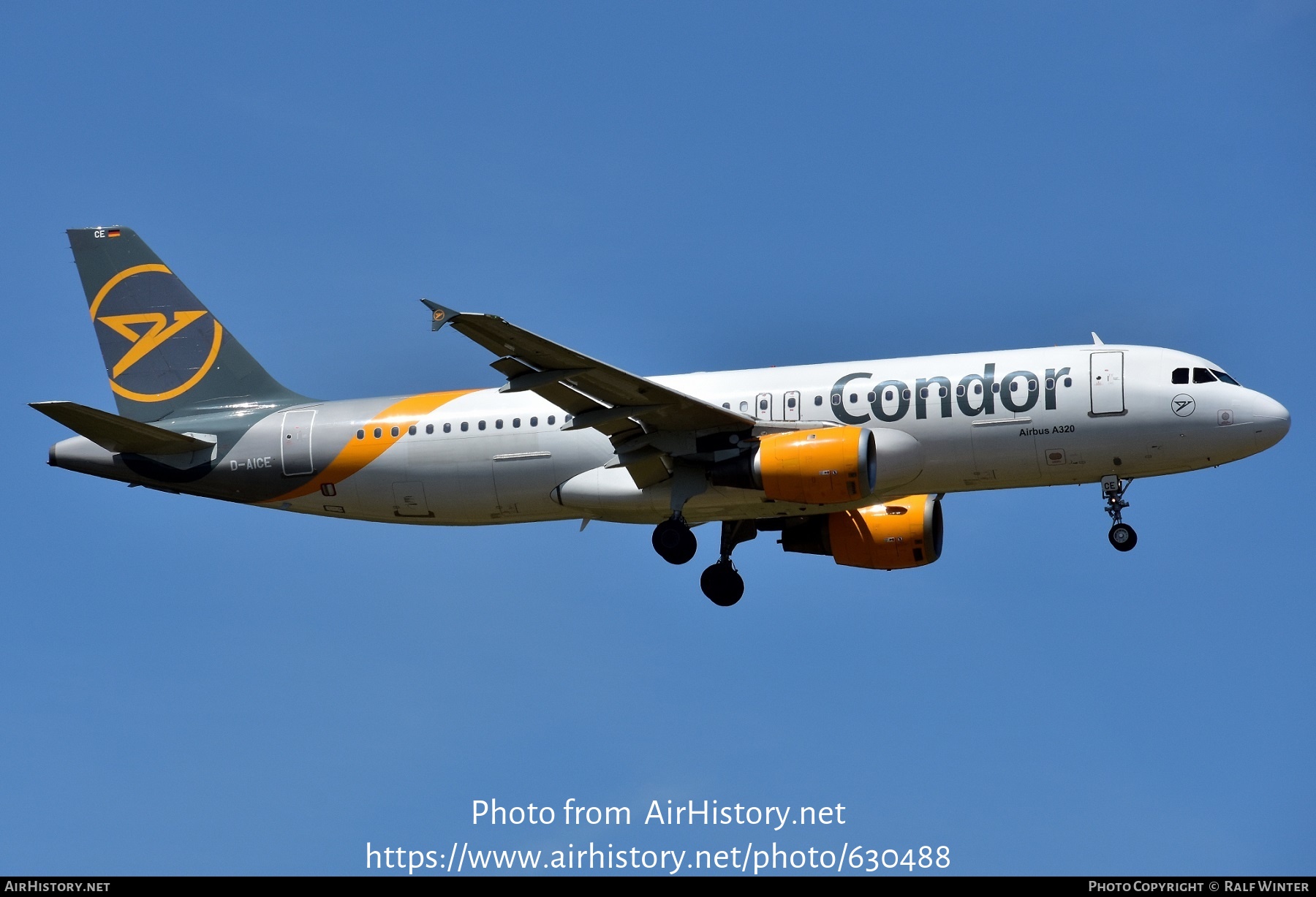 Aircraft Photo of D-AICE | Airbus A320-212 | Condor Flugdienst | AirHistory.net #630488