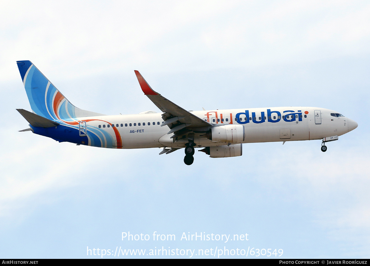 Aircraft Photo of A6-FET | Boeing 737-8KN | Flydubai | AirHistory.net #630549