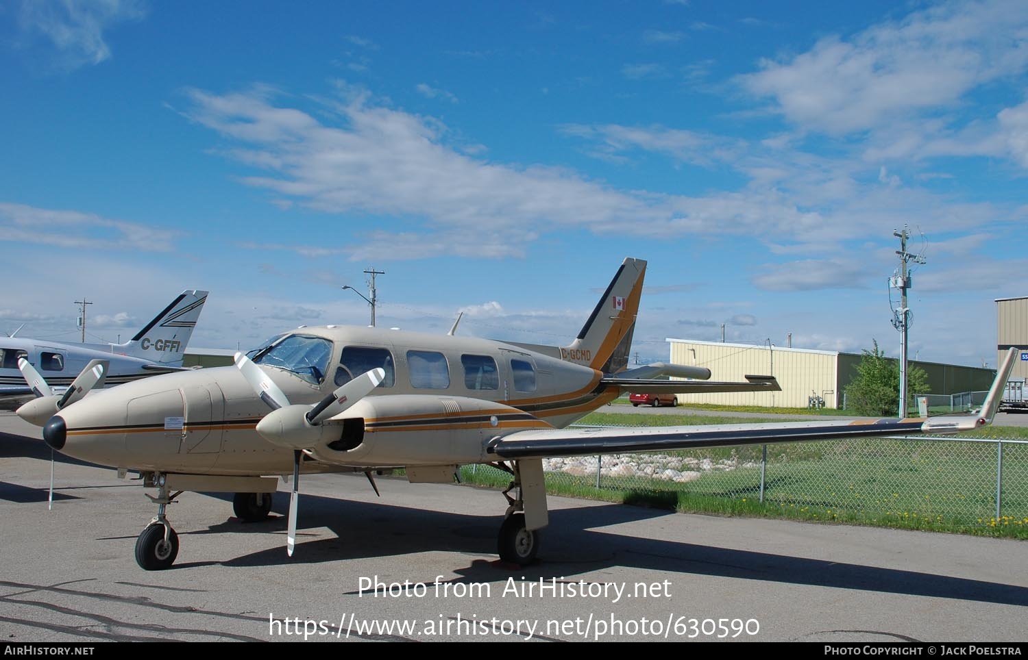 Aircraft Photo of C-GCMD | Piper PA-31-310 Navajo C/Geo/Colemill Panther Navajo | AirHistory.net #630590