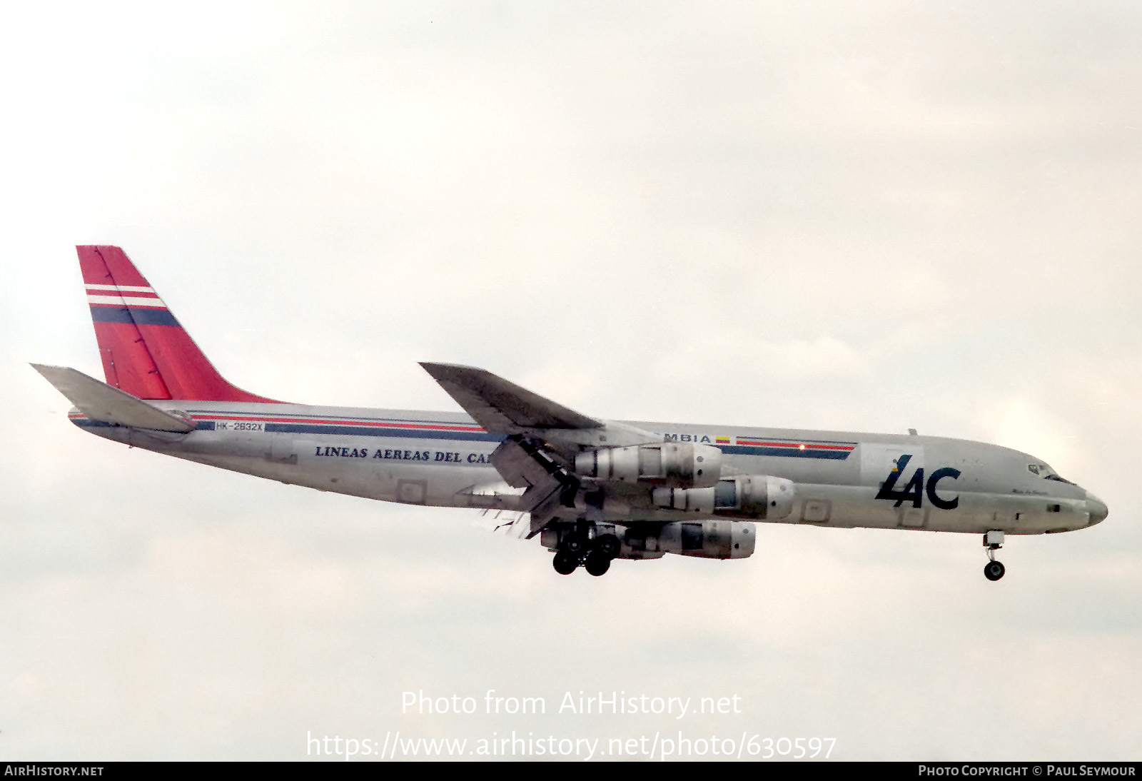 Aircraft Photo of HK-2632X | Douglas DC-8-54(F) | LAC - Líneas Aéreas del Caribe | AirHistory.net #630597