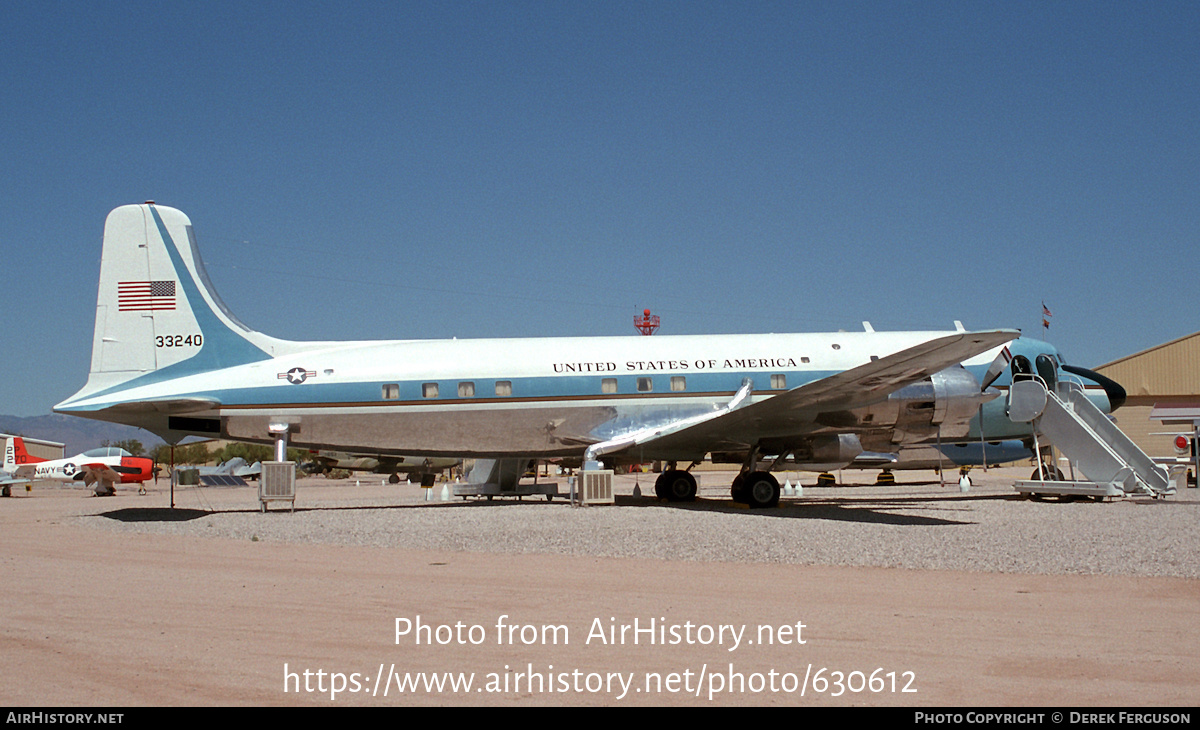 Aircraft Photo of 53-3240 / 33240 | Douglas VC-118A Liftmaster | USA - Air Force | AirHistory.net #630612