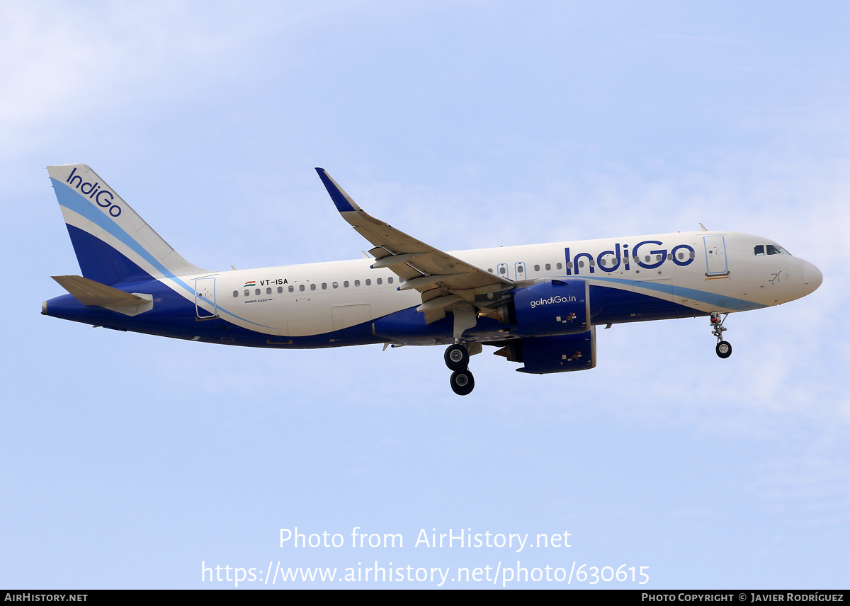 Aircraft Photo of VT-ISA | Airbus A320-271N | IndiGo | AirHistory.net #630615