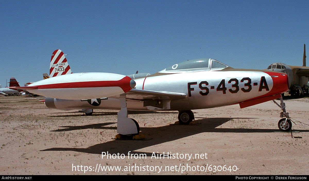 Aircraft Photo of 47-1433 / 71433 | Republic F-84C Thunderjet | USA - Air Force | AirHistory.net #630640