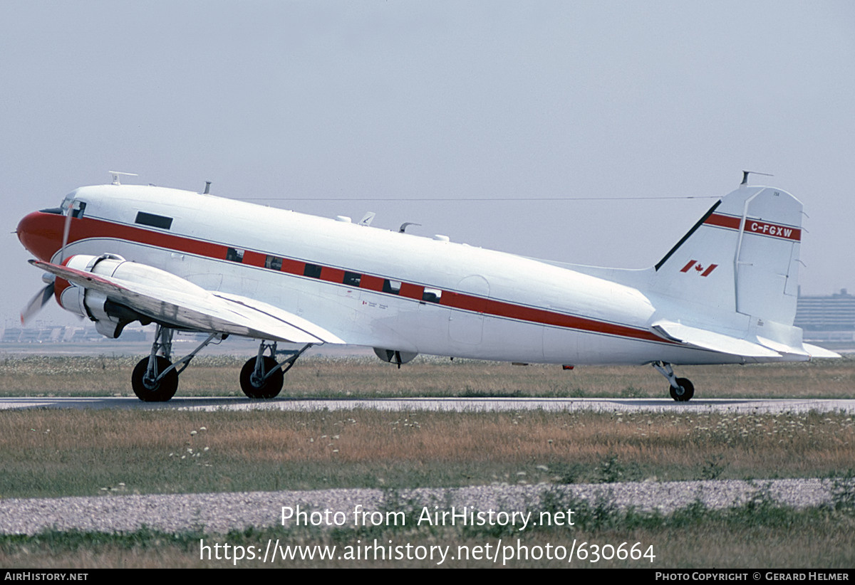 Aircraft Photo of C-FGXW | Douglas DC-3(C) | Transport Canada | AirHistory.net #630664