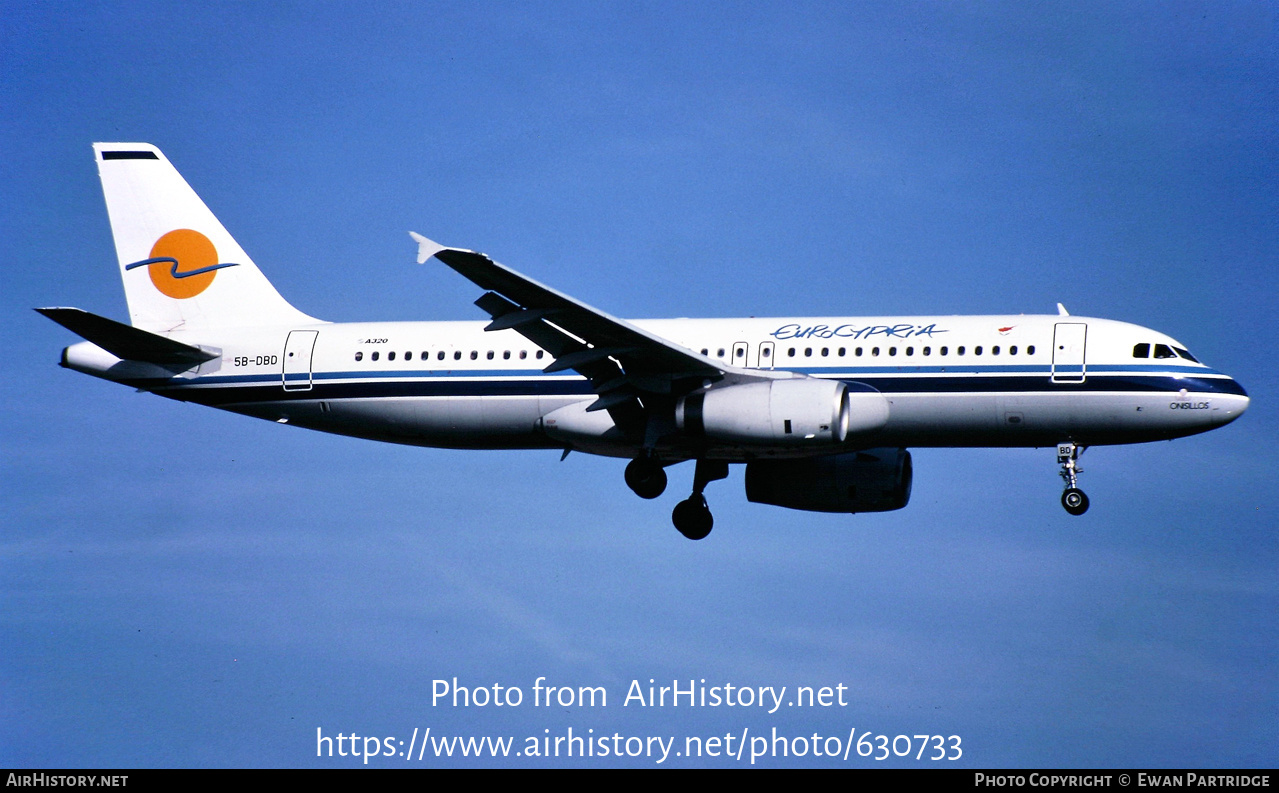 Aircraft Photo of 5B-DBD | Airbus A320-231 | Eurocypria Airlines | AirHistory.net #630733