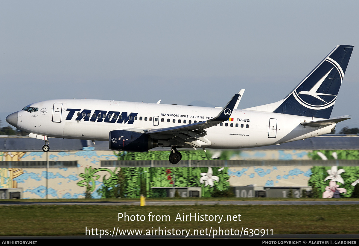 Aircraft Photo of YR-BGI | Boeing 737-78J | TAROM - Transporturile Aeriene Române | AirHistory.net #630911