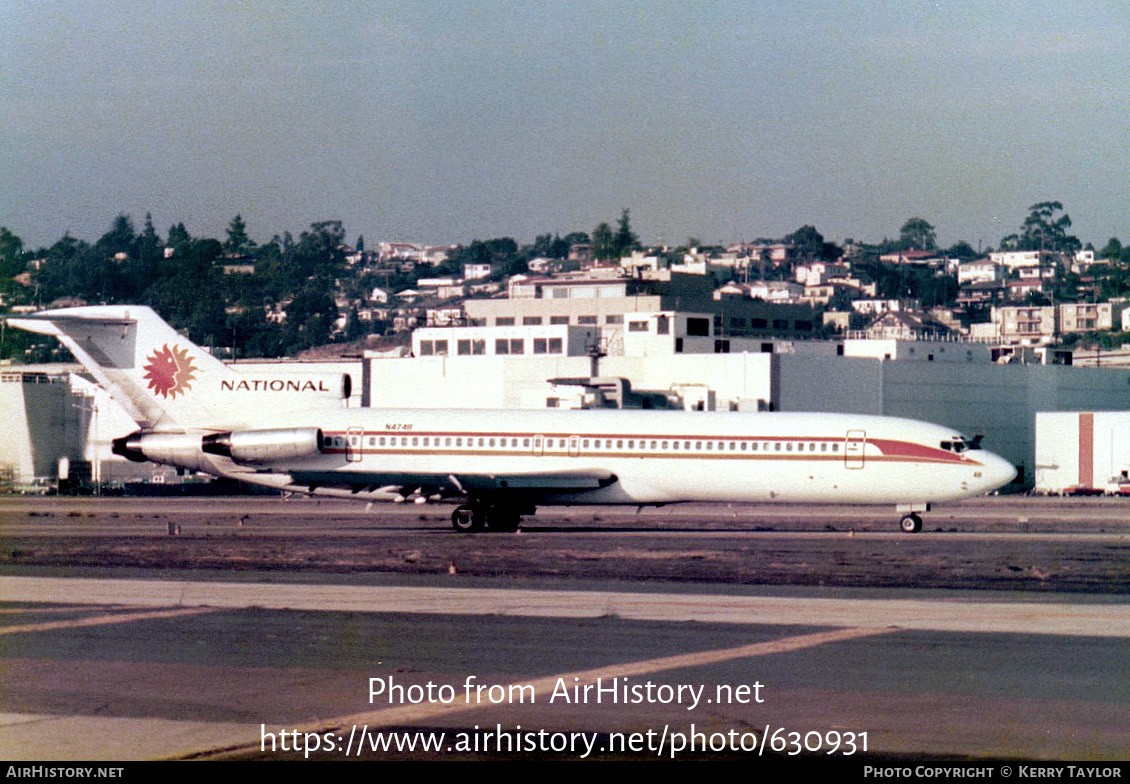 Aircraft Photo of N4748 | Boeing 727-235 | National Airlines | AirHistory.net #630931