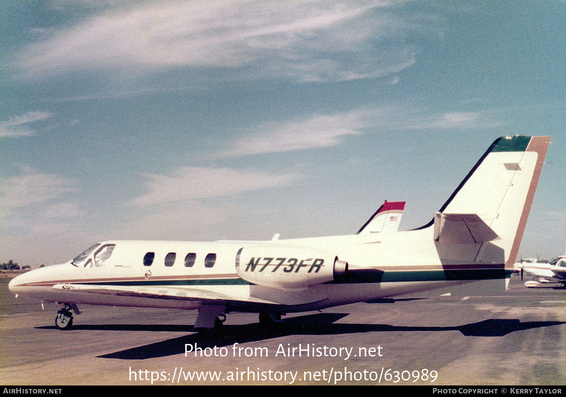 Aircraft Photo of N773FR | Cessna 501 Citation I/SP | AirHistory.net #630989