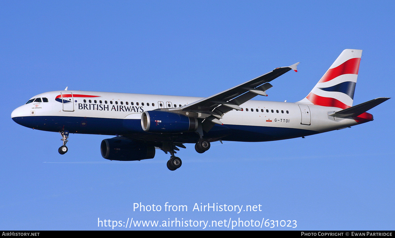 Aircraft Photo of G-TTOI | Airbus A320-232 | British Airways | AirHistory.net #631023