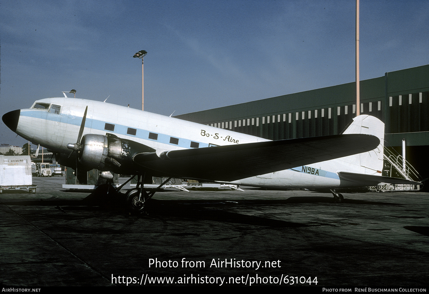 Aircraft Photo of N19BA | Douglas DC-3(AF) | Bo-S-Aire | AirHistory.net #631044