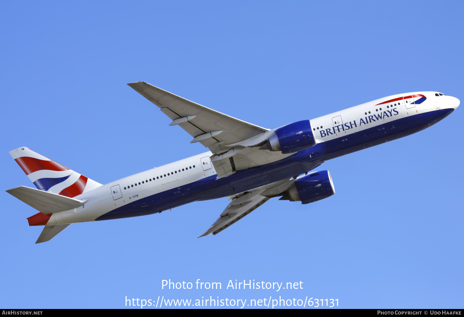 Aircraft Photo of G-VIIW | Boeing 777-236/ER | British Airways | AirHistory.net #631131