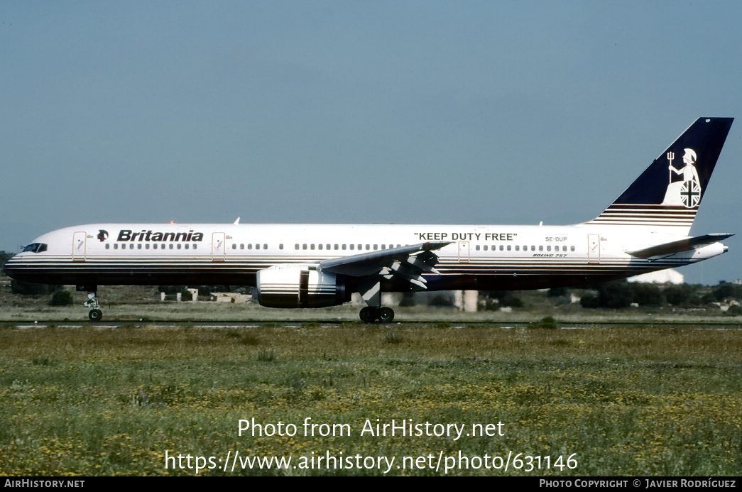 Aircraft Photo of SE-DUP | Boeing 757-236 | Britannia Nordic | AirHistory.net #631146