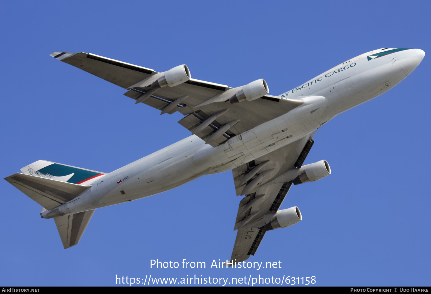 Aircraft Photo of B-LIC | Boeing 747-467F/ER/SCD | Cathay Pacific Airways Cargo | AirHistory.net #631158