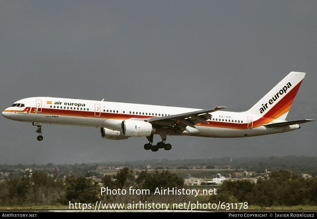 Aircraft Photo of EC-GCB | Boeing 757-236 | Air Europa | AirHistory.net #631178