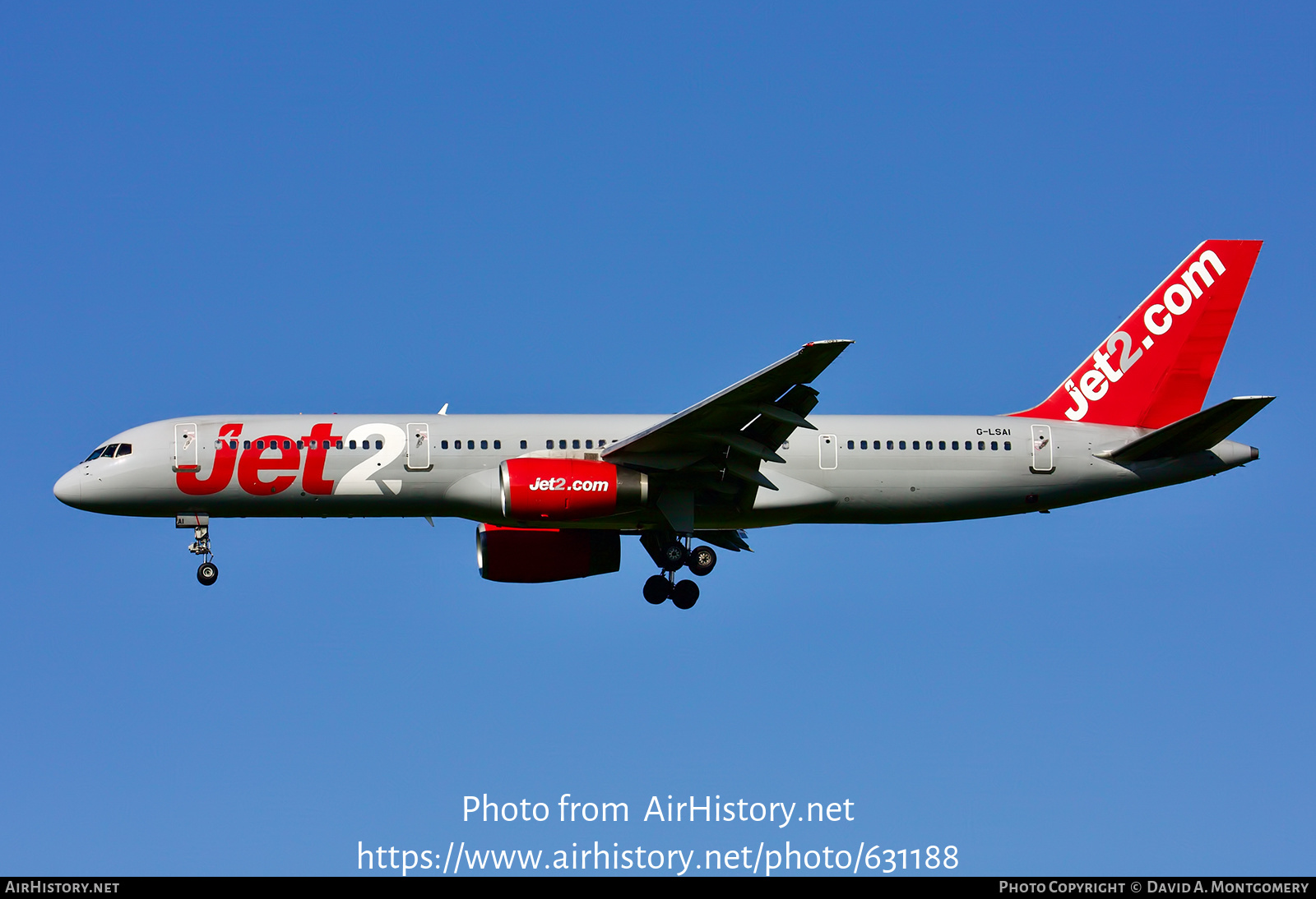 Aircraft Photo of G-LSAI | Boeing 757-21B | Jet2 | AirHistory.net #631188