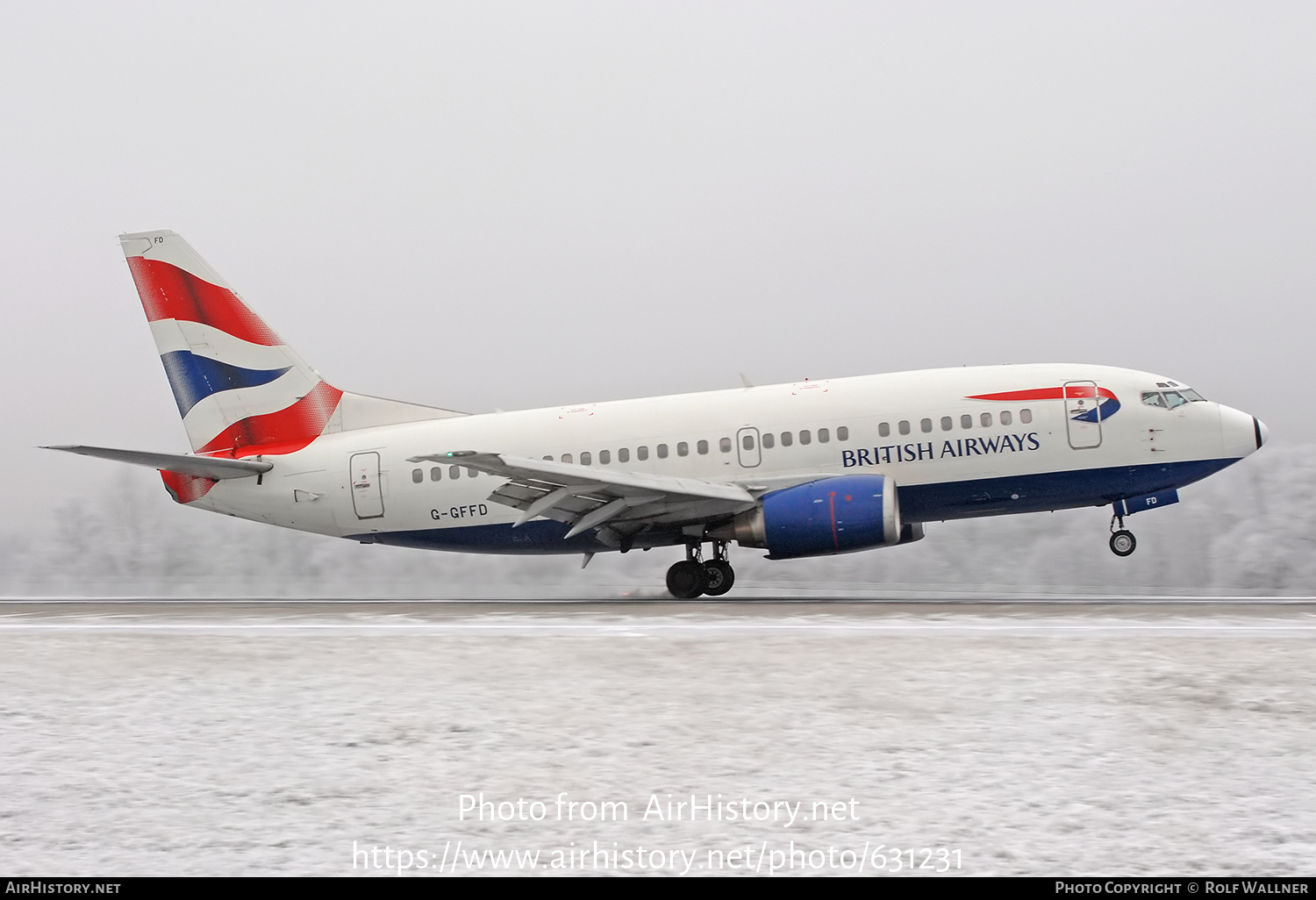 Aircraft Photo of G-GFFD | Boeing 737-59D | British Airways | AirHistory.net #631231