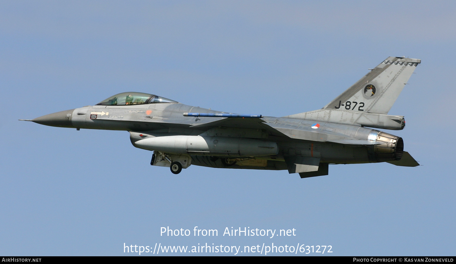 Aircraft Photo of J-872 | General Dynamics F-16AM Fighting Falcon | Netherlands - Air Force | AirHistory.net #631272