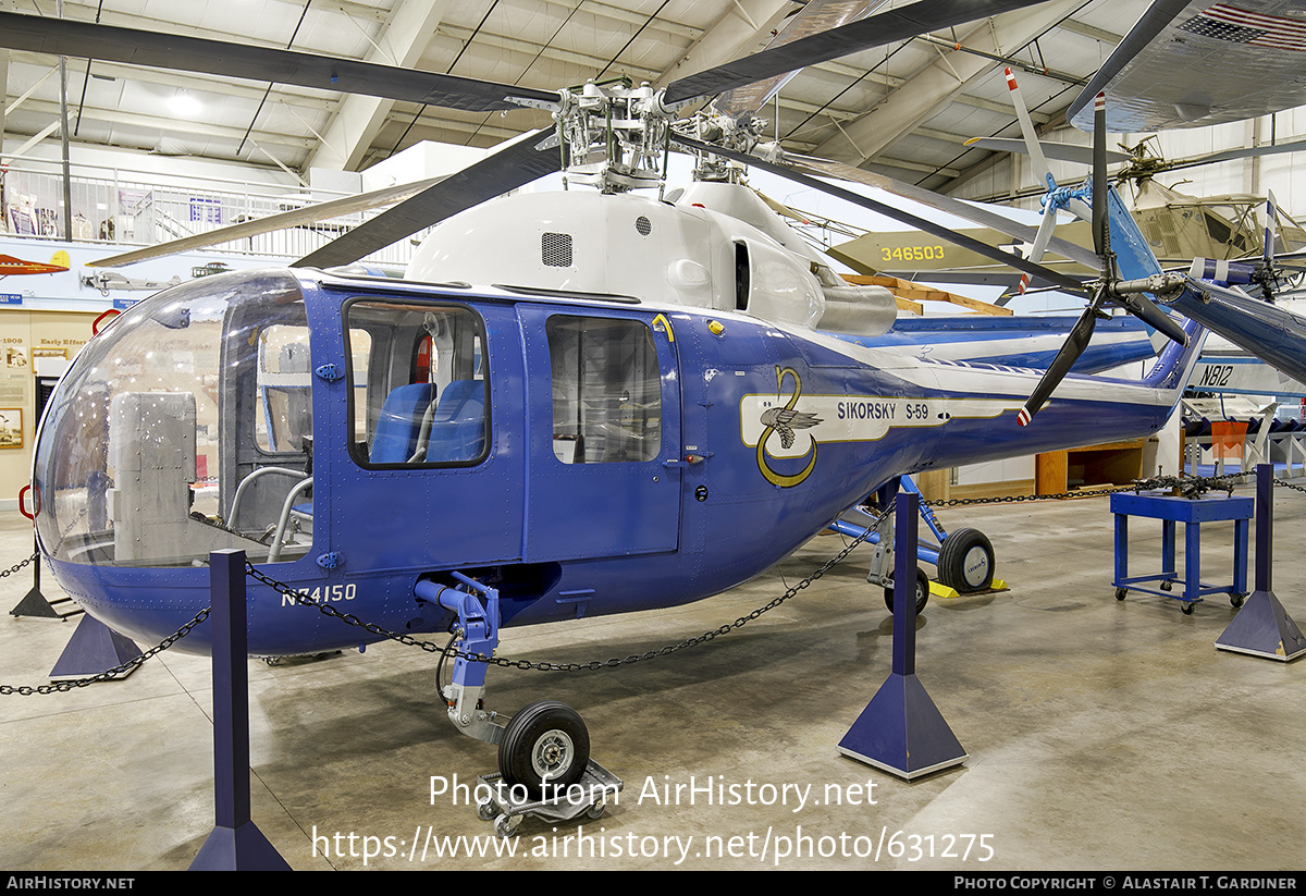 Aircraft Photo of N74150 | Sikorsky S-59 | Sikorsky | AirHistory.net #631275