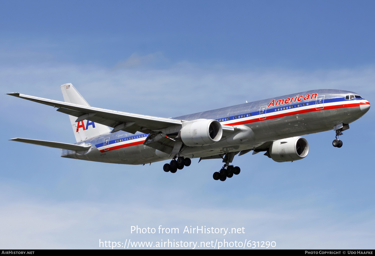 Aircraft Photo of N775AN | Boeing 777-223/ER | American Airlines | AirHistory.net #631290