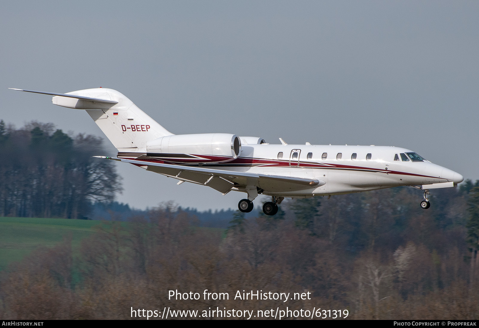 Aircraft Photo of D-BEEP | Cessna 750 Citation X | AirHistory.net #631319