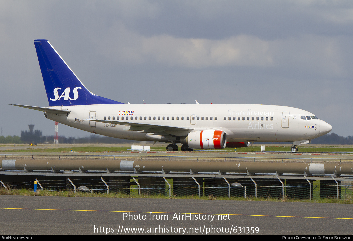 Aircraft Photo of SE-RER | Boeing 737-7BX | Scandinavian Airlines - SAS | AirHistory.net #631359