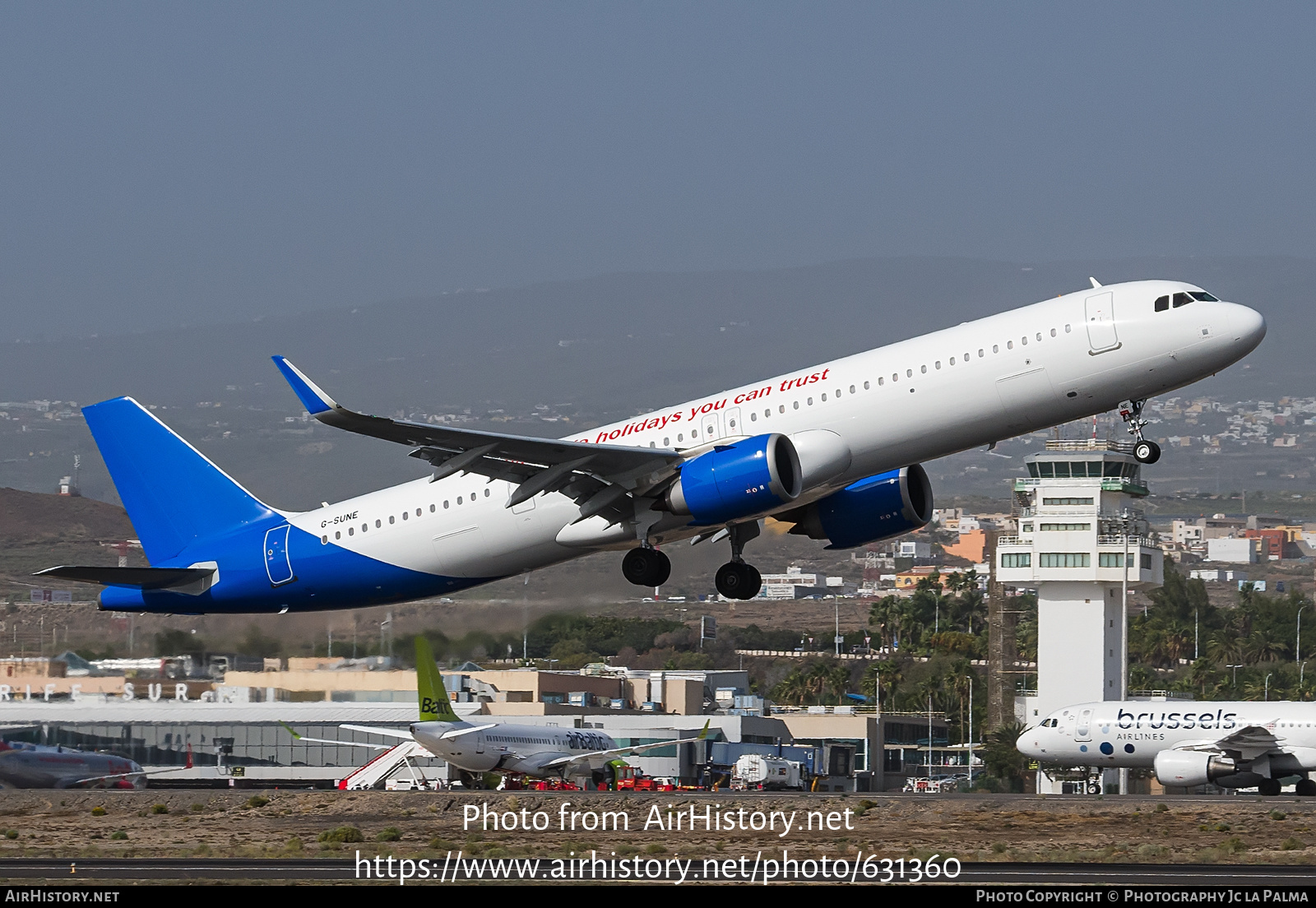 Aircraft Photo of G-SUNE | Airbus A321-251NX | Jet2 Holidays | AirHistory.net #631360