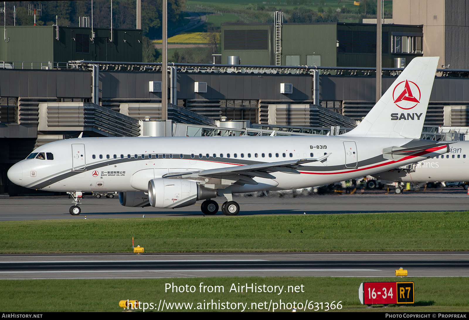 Aircraft Photo Of B-8319 | Airbus ACJ319 (A319-115/CJ) | Sany Group ...