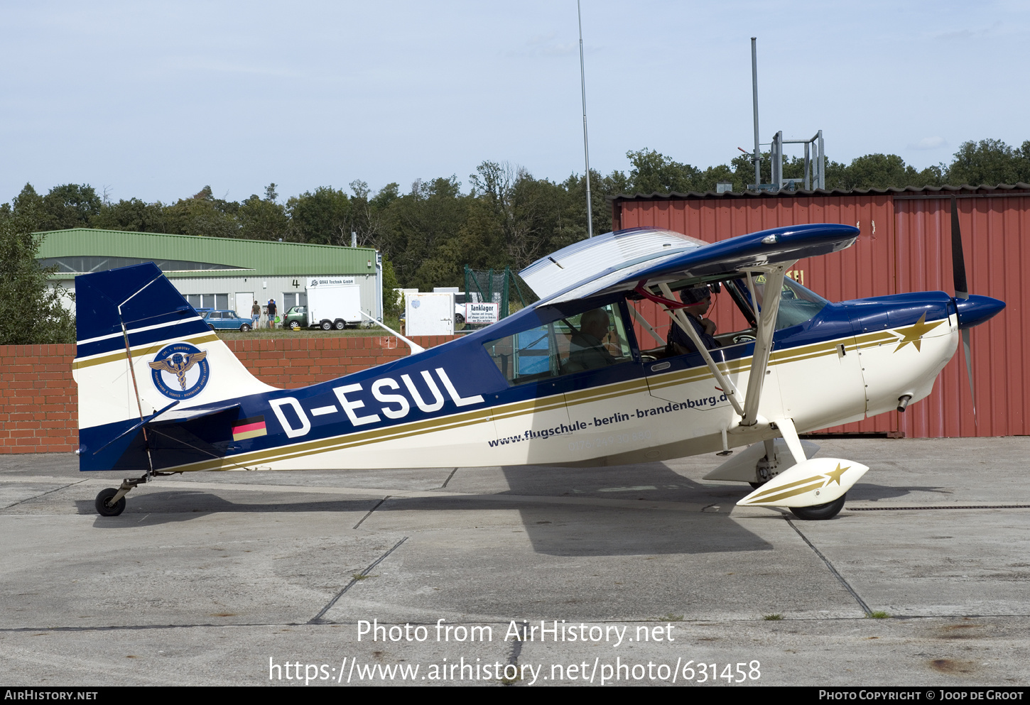 Aircraft Photo of D-ESUL | American Champion 7ECA Citabria Aurora | Flugschule Berlin Brandenburg | AirHistory.net #631458