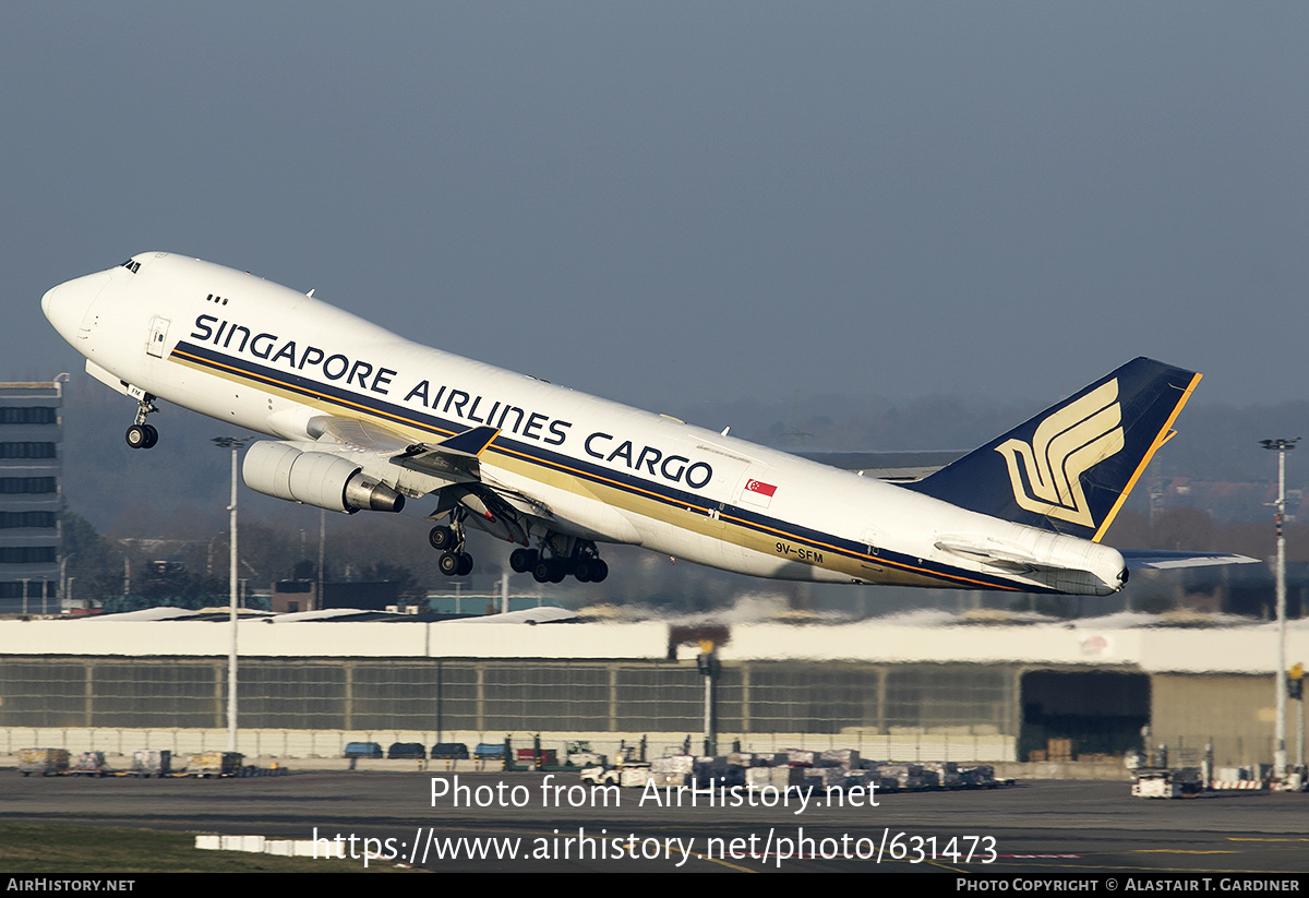 Aircraft Photo of 9V-SFM | Boeing 747-412F/SCD | Singapore Airlines Cargo | AirHistory.net #631473