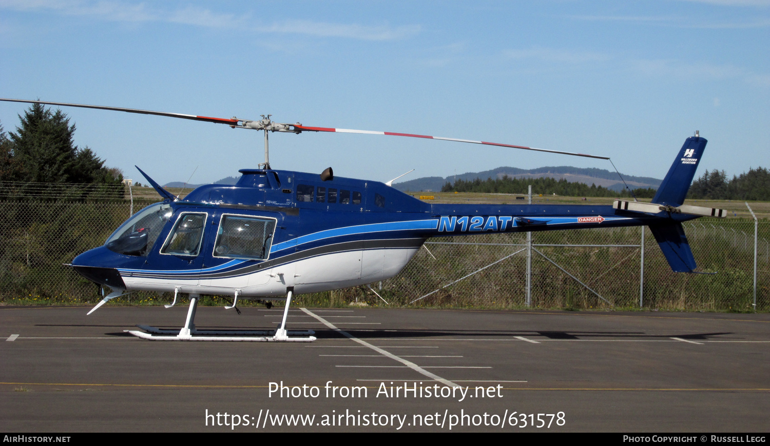 Aircraft Photo of N12AT | Bell 206B JetRanger | Hillsboro Aviation ...