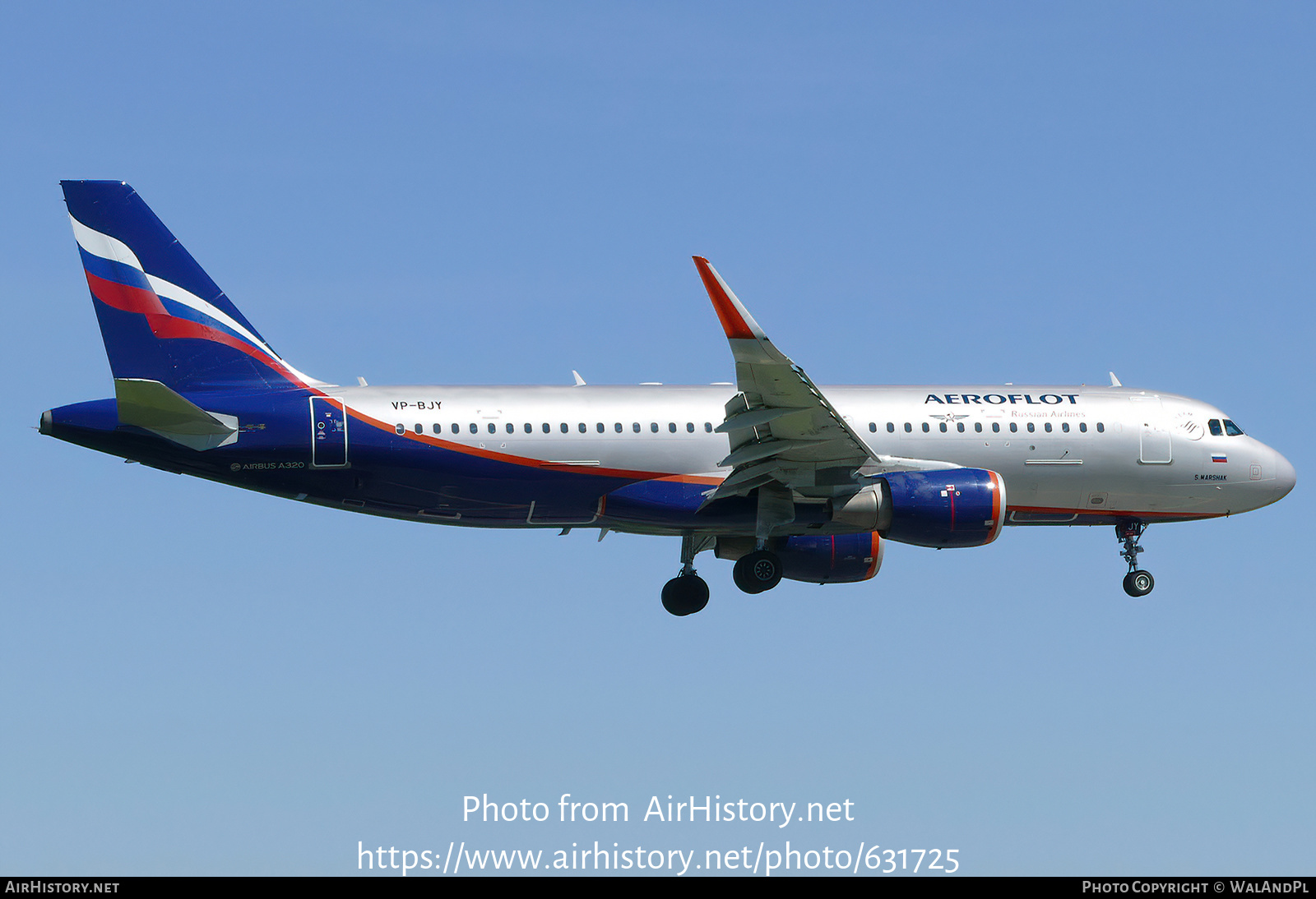 Aircraft Photo of VP-BJY | Airbus A320-214 | Aeroflot - Russian Airlines | AirHistory.net #631725