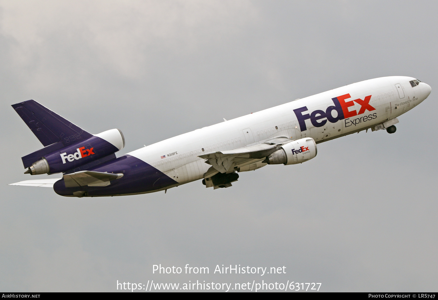 Aircraft Photo of N319FE | Boeing MD-10-30F | FedEx Express - Federal Express | AirHistory.net #631727