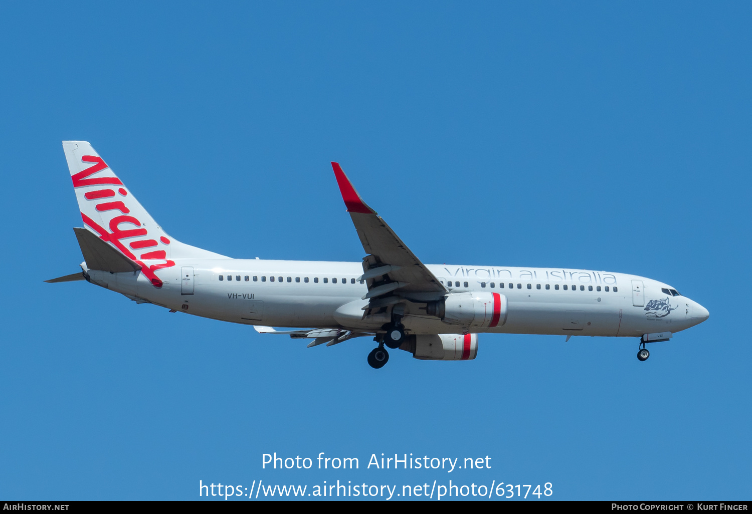 Aircraft Photo of VH-VUI | Boeing 737-8FE | Virgin Australia Airlines | AirHistory.net #631748