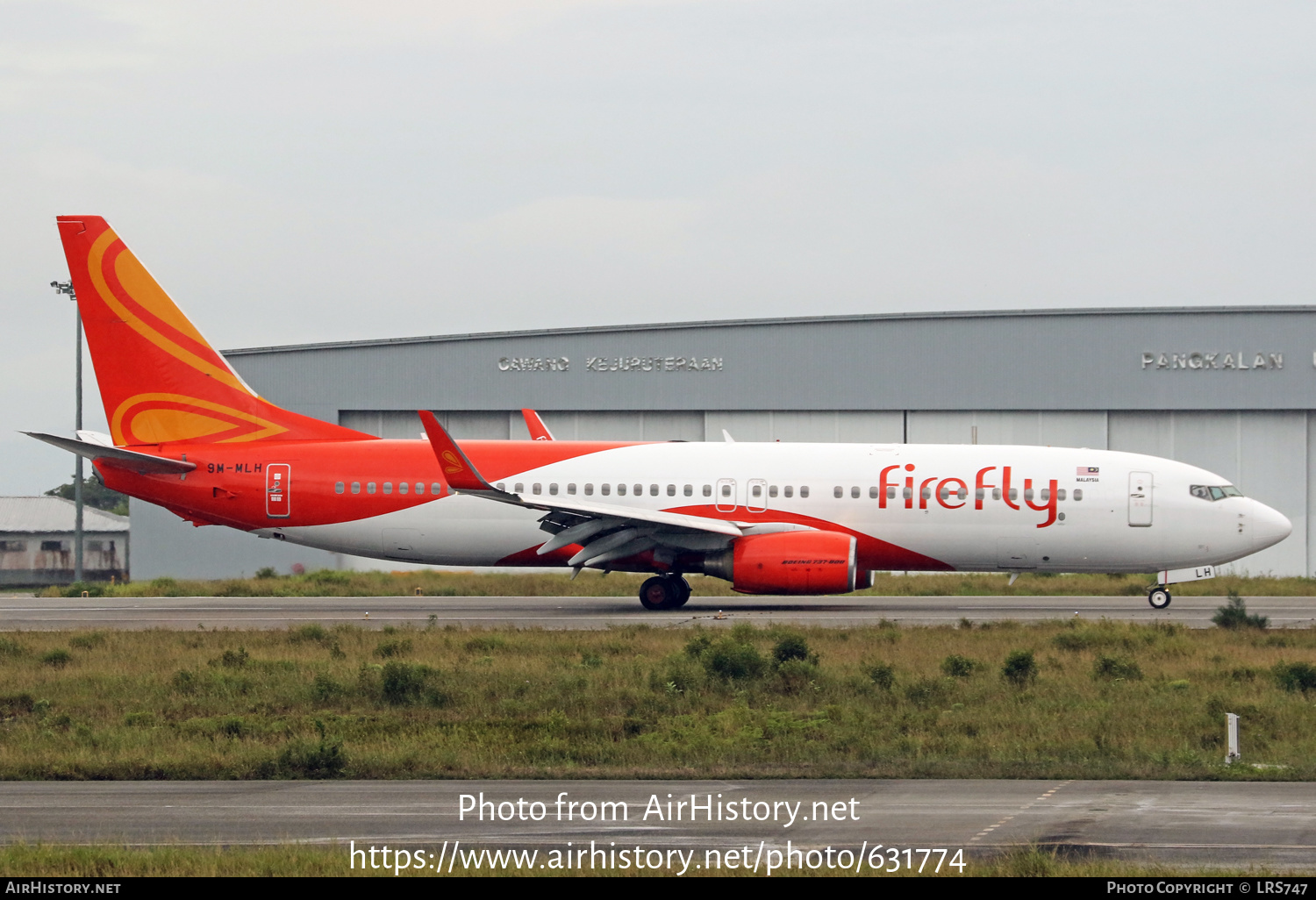 Aircraft Photo of 9M-MLH | Boeing 737-8FZ | Firefly | AirHistory.net #631774