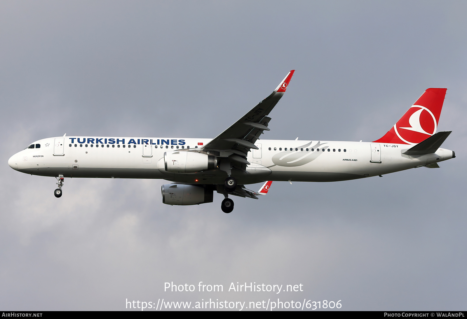 Aircraft Photo of TC-JSY | Airbus A321-231 | Turkish Airlines | AirHistory.net #631806