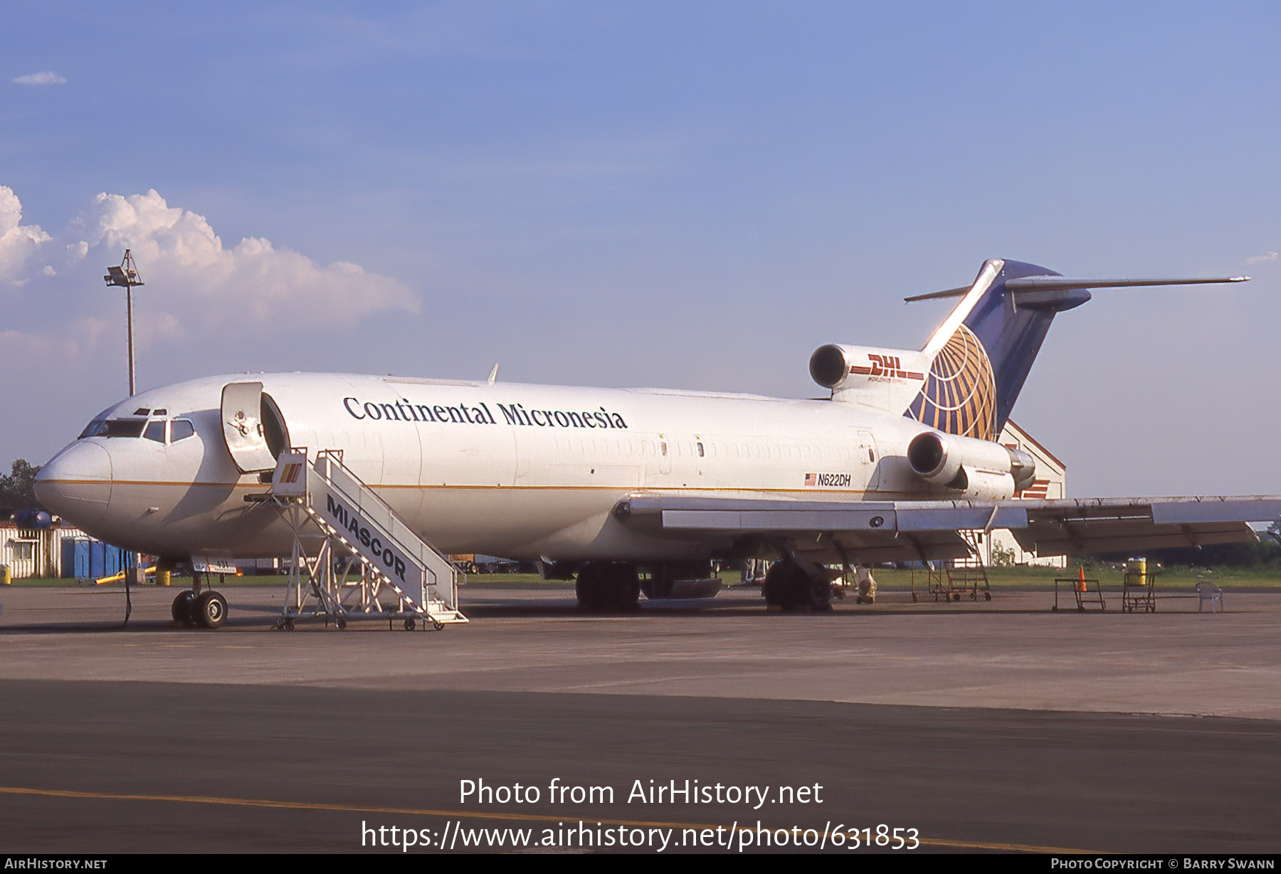 Aircraft Photo of N622DH | Boeing 727-264/Adv(F) | Continental Micronesia | AirHistory.net #631853