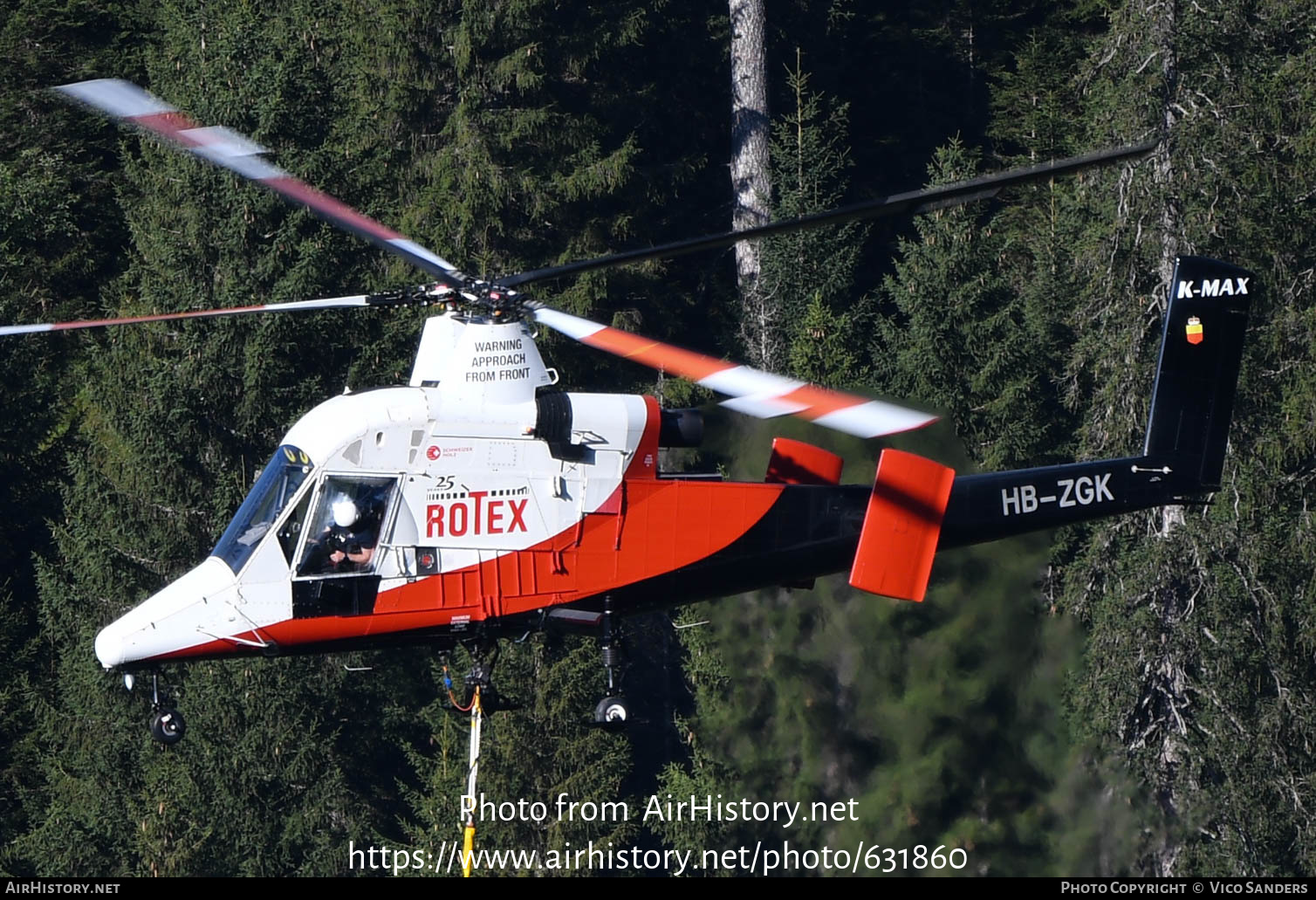 Aircraft Photo of HB-ZGK | Kaman K-1200 K-Max | Rotex Helicopter | AirHistory.net #631860