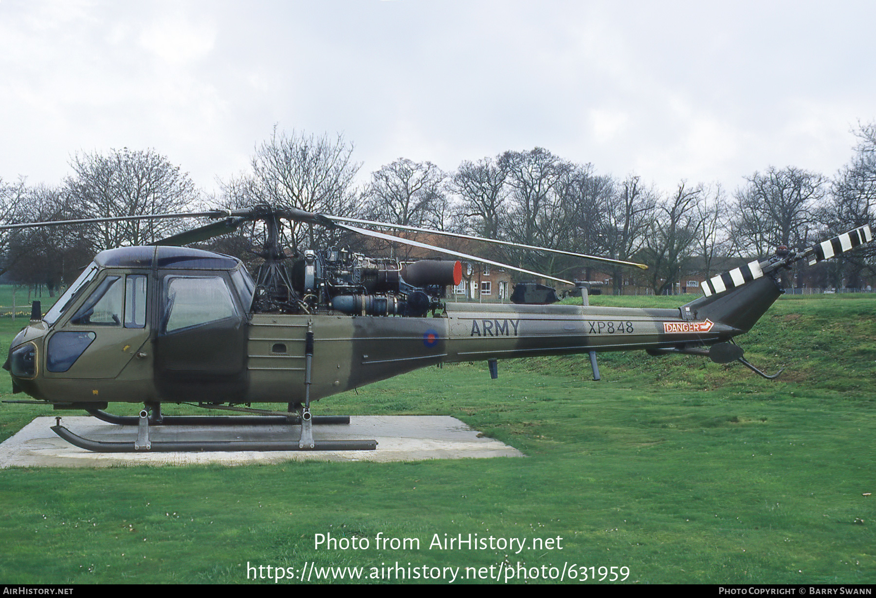 Aircraft Photo of XP848 | Westland Scout AH1 (P-531-2) | UK - Army | AirHistory.net #631959