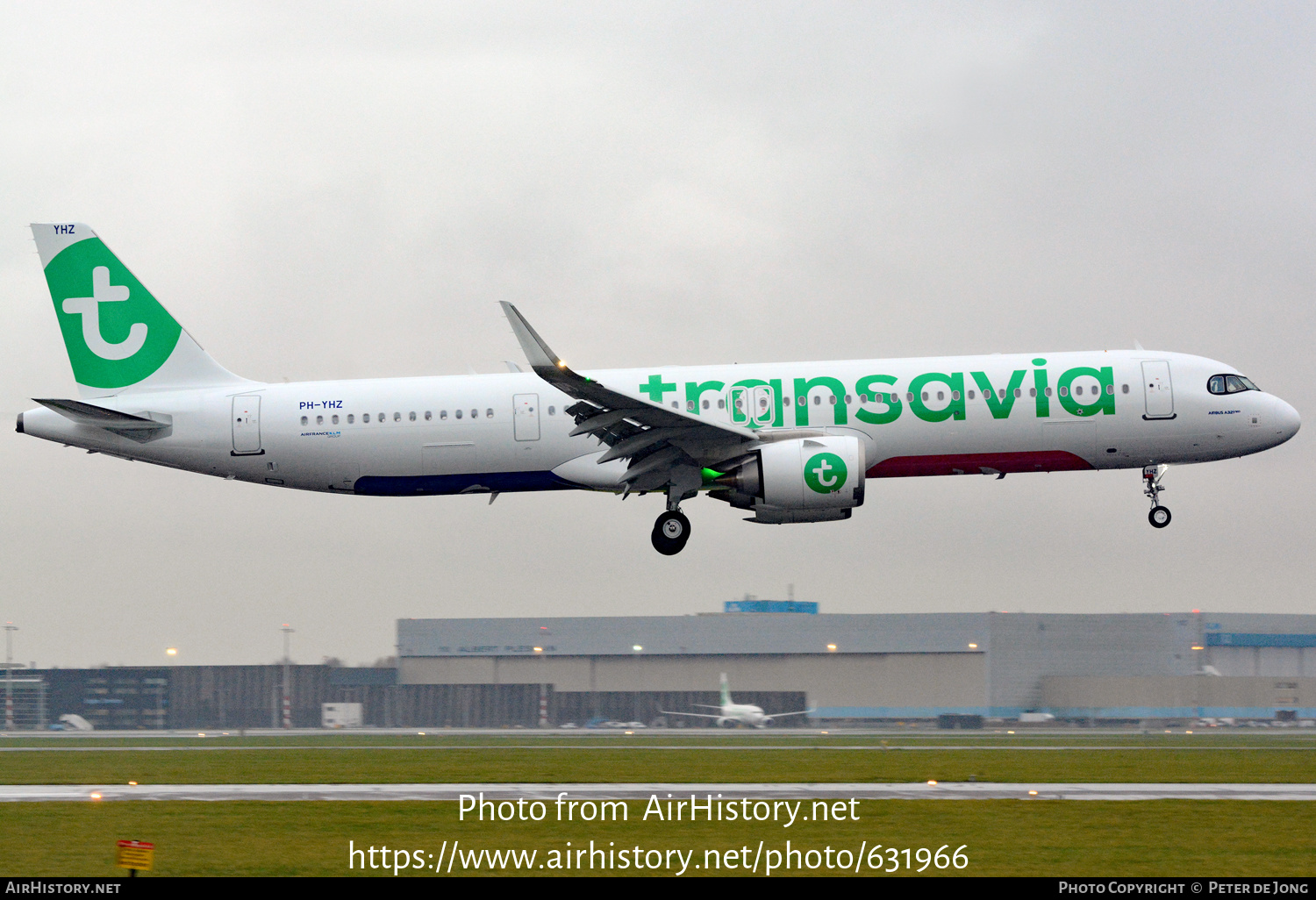 Aircraft Photo of PH-YHZ | Airbus A321-251NX | Transavia | AirHistory.net #631966