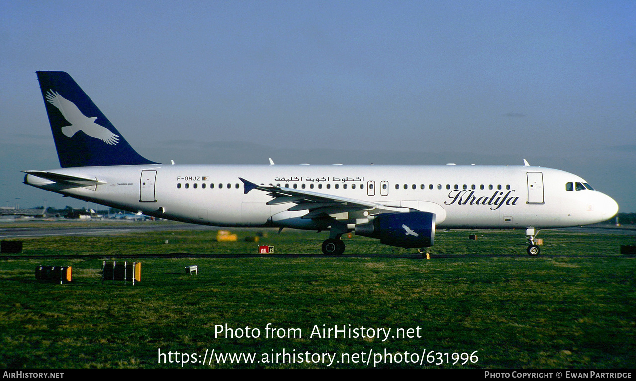 Aircraft Photo of F-OHJZ | Airbus A320-214 | Khalifa Airways | AirHistory.net #631996