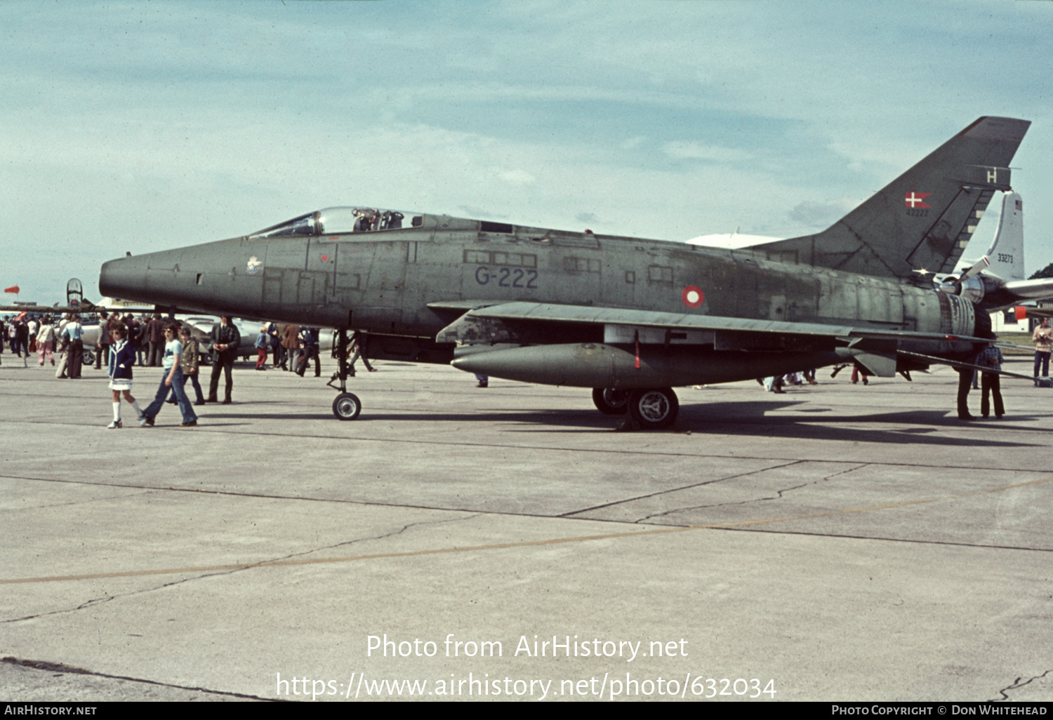 Aircraft Photo of G-222 | North American F-100D Super Sabre | Denmark - Air Force | AirHistory.net #632034