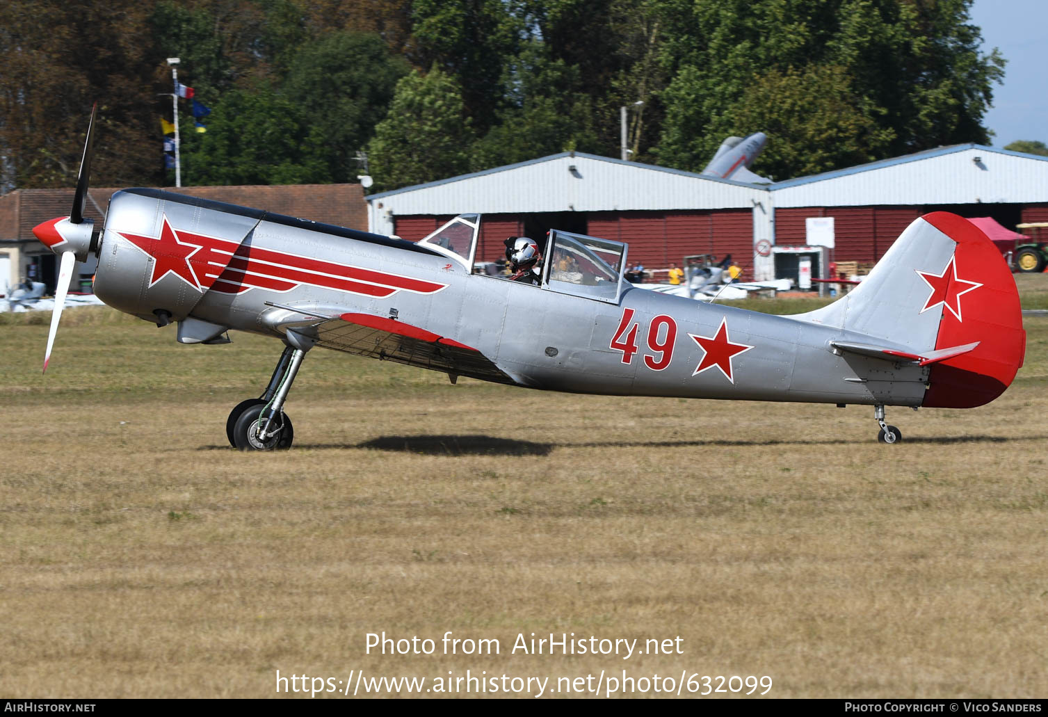 Aircraft Photo of G-YAKU / 49 red | Yakovlev Yak-50 | Soviet Union - DOSAAF | AirHistory.net #632099