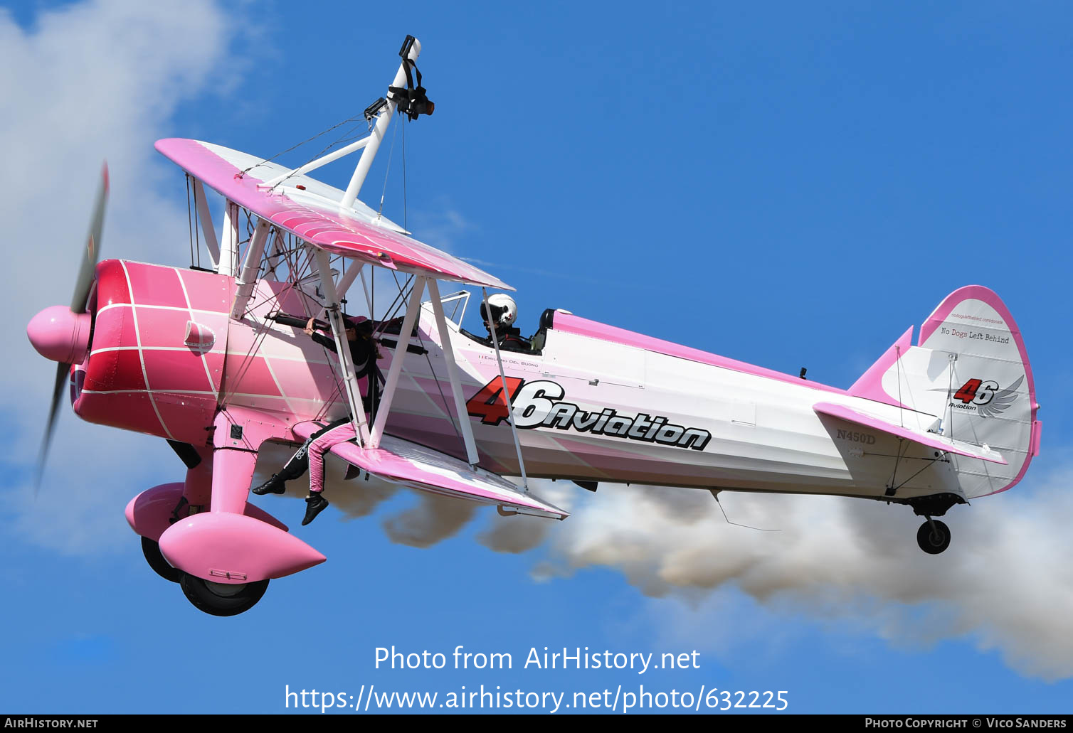 Aircraft Photo of N450D | Boeing PT-13D Kaydet (E75) | 46 Aviation | AirHistory.net #632225