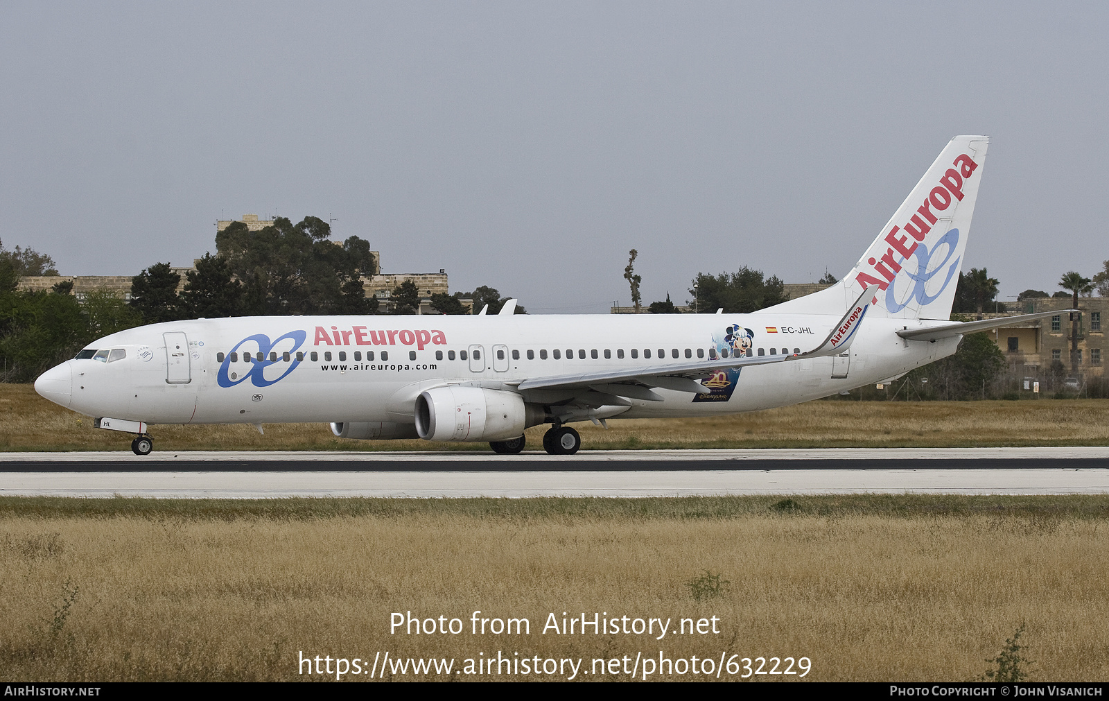 Aircraft Photo of EC-JHL | Boeing 737-85P | Air Europa | AirHistory.net #632229